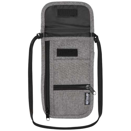 Ross inteligentna torba podróżna z certyfikatem GRS z recyklingu Melanż szary 13013180 (2)