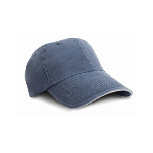 Bawełniana czapka 6-panelowa - Navy & Putty
