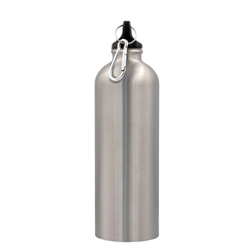 Butelka sportowa 750 ml z karabińczykiem | Laveriano Srebrny VA918-32 (2)