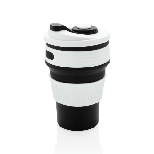 Składany kubek podróżny 350 ml Czarny P432.601 