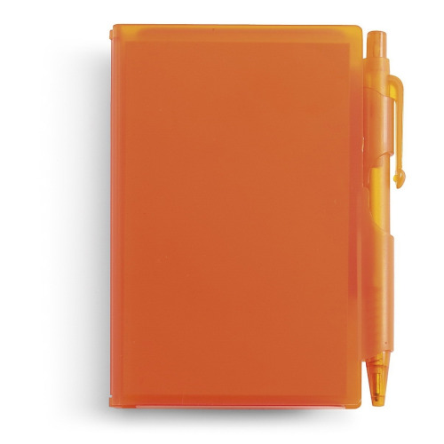Notatnik z długopisem pomarańczowy V2249-07 