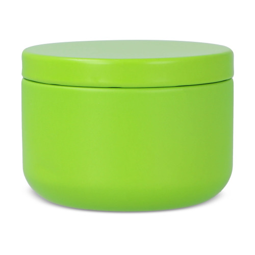 Bezzapachowa świeca roślinna Asana w puszce z recyklingu Jasnozielony LT90743-N0032 (2)