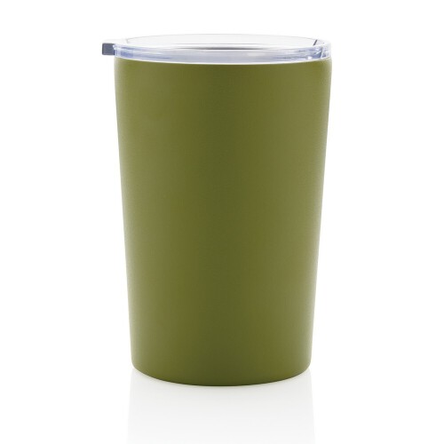 Kubek termiczny 420 ml, stal nierdzewna z recyklingu green P433.057 (2)