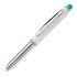 Długopis Stylus Shine+rysik Biały / jasnoniebieski LT87794-N0112  thumbnail