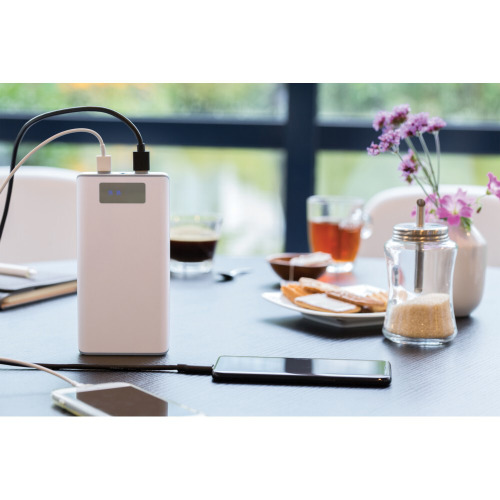 Power bank 20000 mAh z wyświetlaczem Biały P324.373 (8)