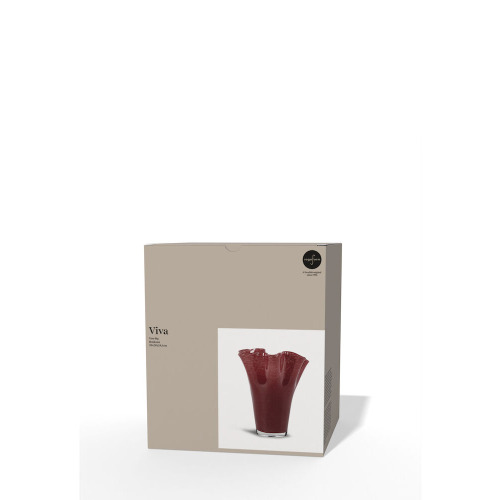 Wazon VIVA duży, bordowy Bordowy 5018513- (14)