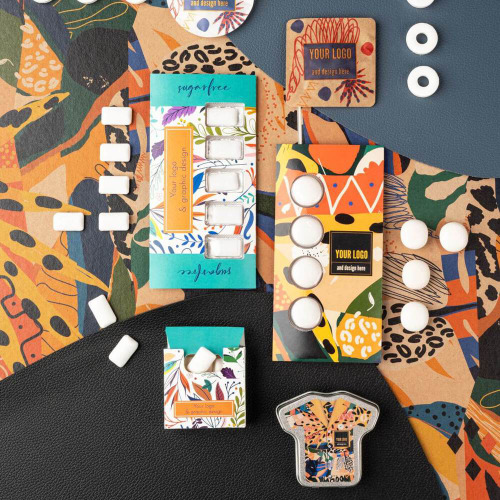 Gumy rozpuszczalne Push The Button Mint&More 4 szt Wielokolorwy S0366 (1)