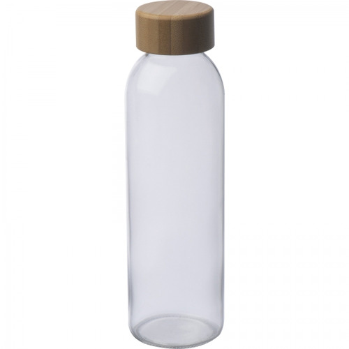 Butelka szklana z pokrowcem 500 ml CARLOTTA Przeźroczysty 6233566 (4)