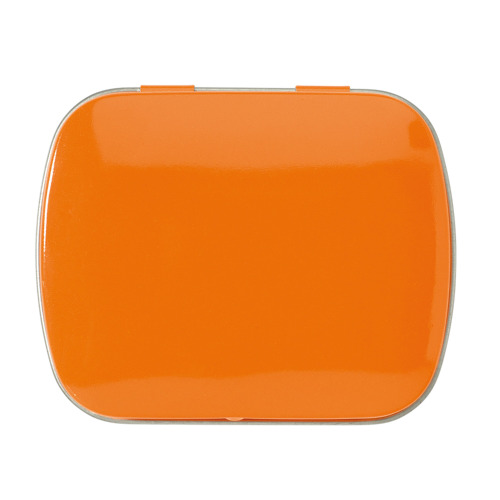 Miętówki w metalowym, prostokątnym opakowaniu Pomarańczowy LT91795-N0026 (4)