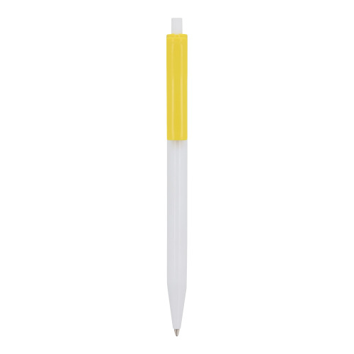 Długopis Kuma w mocnym kolorze Biały / żółty LT87877-N0141 (3)