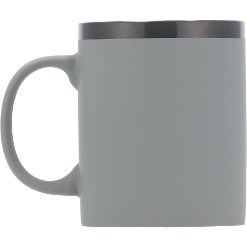 Kubek ceramiczny soft touch 300 ml RONALD Szary 8549707 (2)