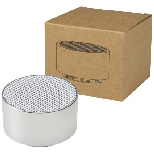 Ankaa bezprzewodowy głośnik Bluetooth® o mocy 3 W z recyklingowanego aluminium Srebrny 12448681 