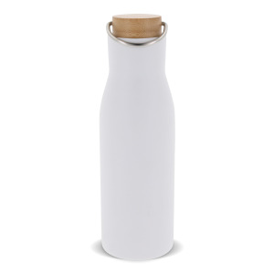 Butelka termiczna z pokrywą bambusową 500ml