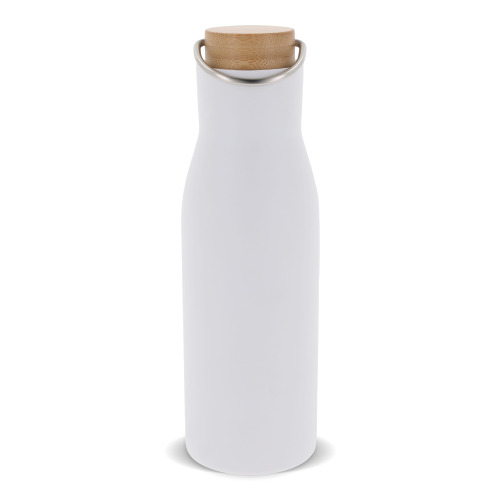 Butelka termiczna z pokrywą bambusową 500ml Biały LT98900-N0001 