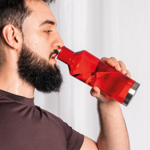 Butelka z tritanu 800 ml DILETTA Czerwony 6098605 (3)