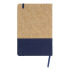 Notatnik z juty R-PET Ciemnoniebieski LT92077-N0010 (3) thumbnail