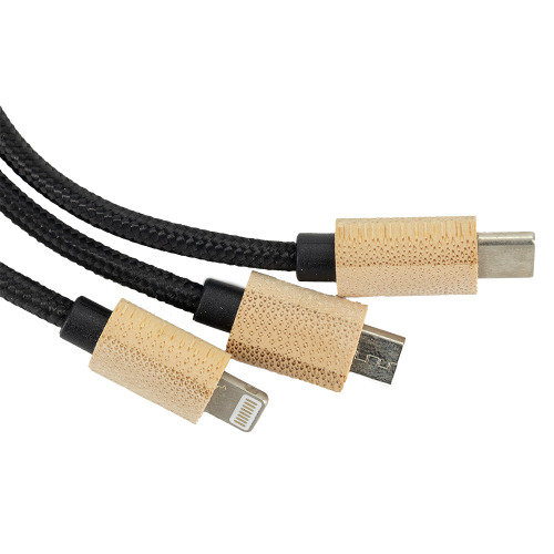 Długi kabel 3w1 z podświetlanym logo LH-ZMU06 Beżowy EG059113 (3)