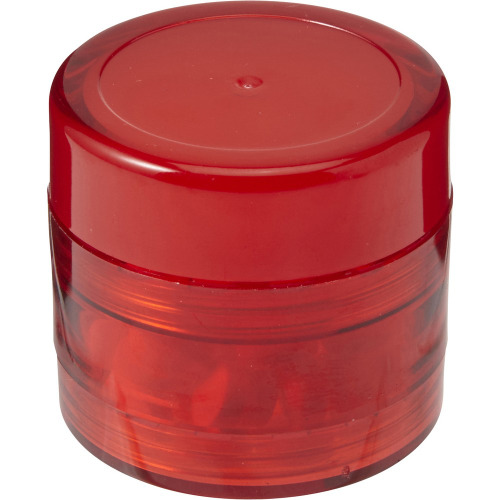 Pojemnik z miętówkami, balsam do ust Czerwony V7909-05 