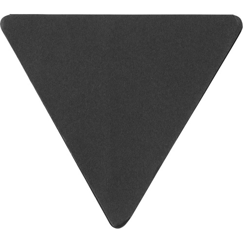 Zestaw do notatek "trójkąt", karteczki samoprzylepne czarny V2985-03 
