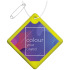  RFX™ mała odblaskowa zawieszka z PVC, romb Neonowy żółty 1PR08213 (1) thumbnail