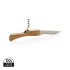 Drewniany, wielofunkcyjny nóż składany, scyzoryk brązowy P414.019 (9) thumbnail