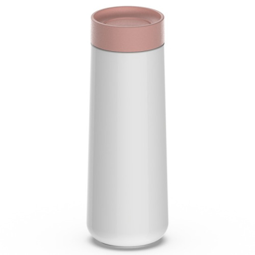 Kubek podróżny 350ml White/Pink Travel White/Pink B3LL-7398 