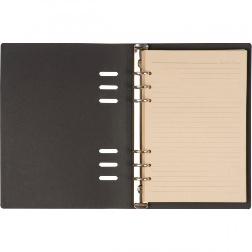 Kołonotatnik A5 w linie z trzciny cukrowej ROSARIA Czarny 2525303 (8)