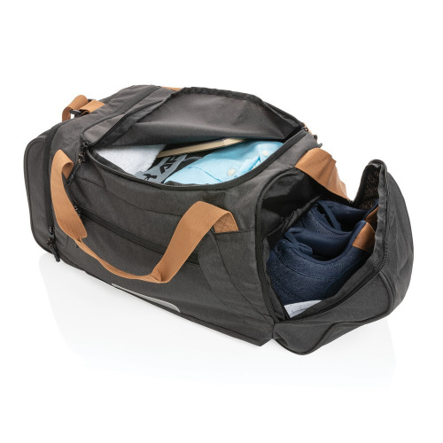 Torba sportowa, podróżna AWARE™ RPET Urban Czarny P707.091 (5)