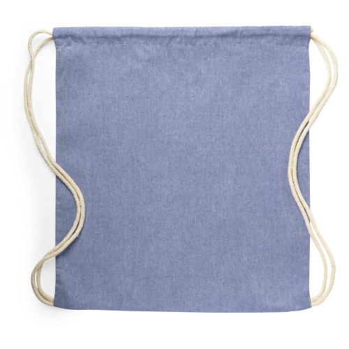 Worek ze sznurkiem z bawełny z recyklingu Niebieski V8168-11 (1)