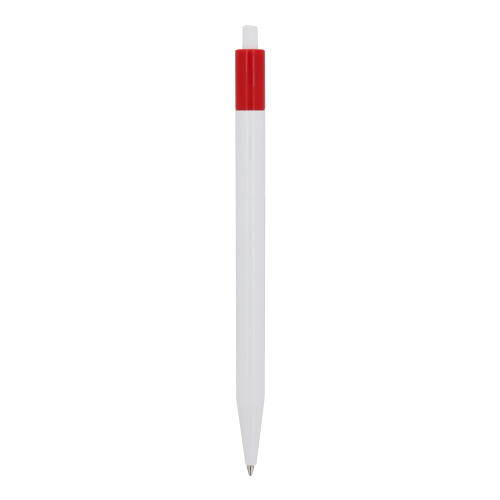 Długopis Kuma w mocnym kolorze Biały / czerwony LT87877-N0121 (3)