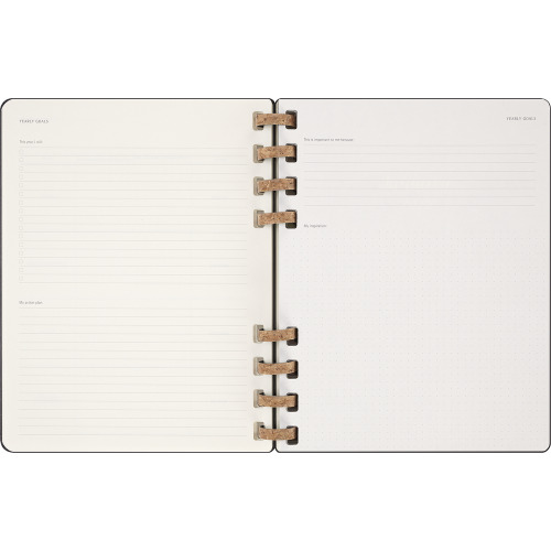 Spiralny kalendarz MOLESKINE Life Czarny VM490-03/2025 (8)