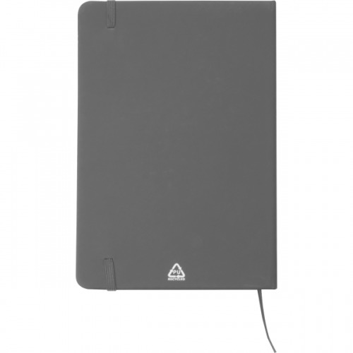 Notatnik A5 w linie z materiałów z recyklingu DOMINIK Szary 2526107 (5)