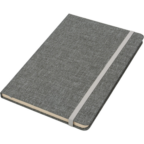Notes A5 w linie z trzciny cukrowej i rPET ALGIERS Szary 422807 