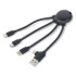 4009| Xoopar Eco Octopus Kabel do ładowania Ocean Bound Plastic Czarny LT41023-N0002 (2) thumbnail