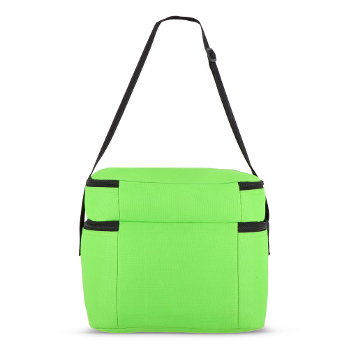 R-PET 600D Dwukomorowa torba chłodząca 30 x 20 x 24 cm 12L Jasnozielony LT95393-N0032 (6)