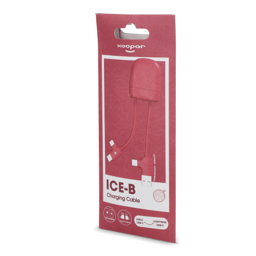 Kabel do ładowania Xoopar ICE-B Multi Czerwony LT41025-N0021 (1)