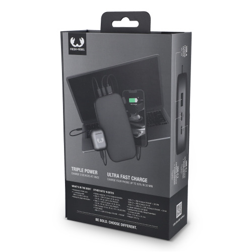 2PB27100 I Fresh 'n Rebel Powerbank 27000mAh 65W Stalowoszary LT49405-N0035 (5)