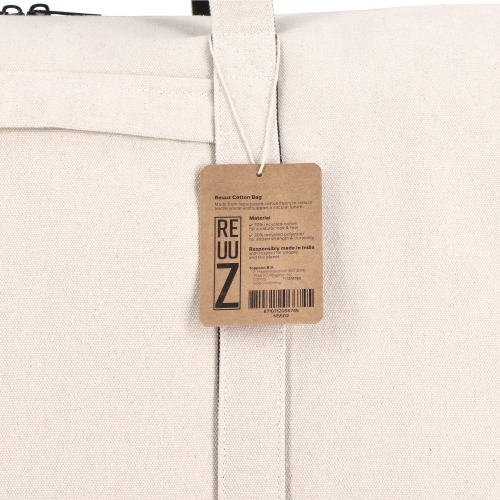 Torba podróżna/sportowa InSideOut Reuuz Canvas 28 x 56 x 28 cm Beżowy / czarny LT57113-N5502 (7)