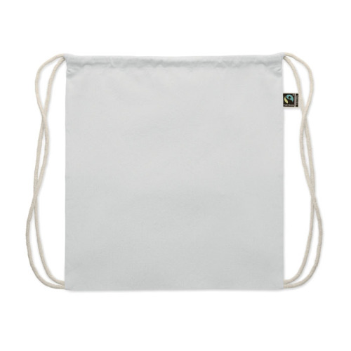 Worek ze sznurkiem Fairtrade 18 Bialy MO2591-06 (2)