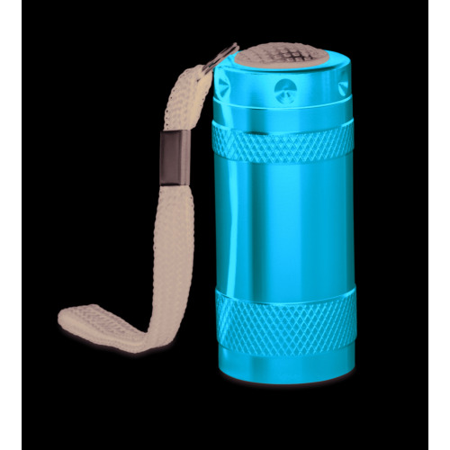 Aluminiowa mini latarka Pomarańczowy MO7680-10 (1)