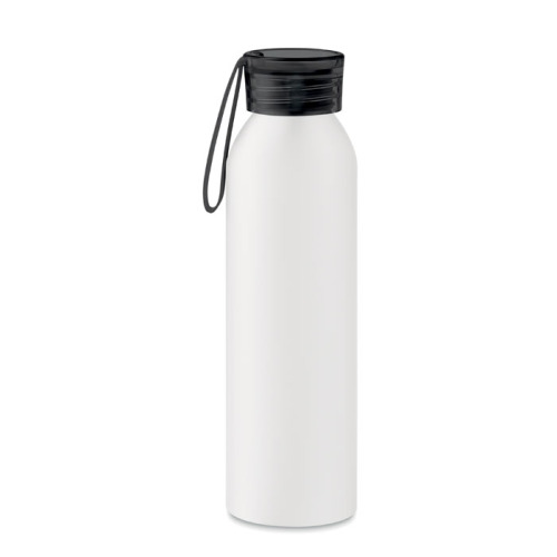 Butelka aluminiowa 600ml biały/czarny MO6469-33 (1)