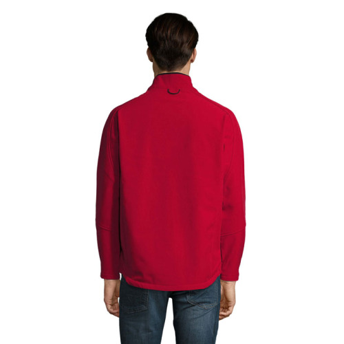 RELAX Męski softshell 340g Pepper red S46600-PE-4XL (1)