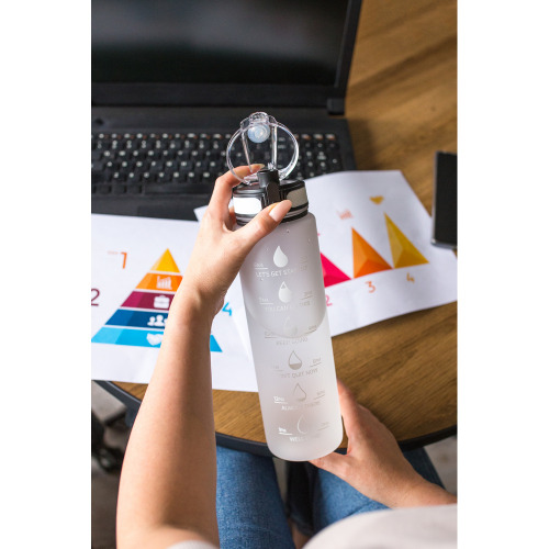 Butelka motywacyjna 1000 ml | Bennie Granatowy V2245-04 (9)