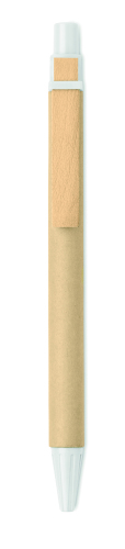 Długopis eko papier/kukurydza biały MO6119-06 (2)