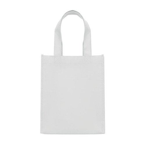 Mała torba prezentowa z RPET Bialy MO2698-06 (2)