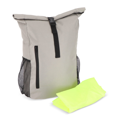 Plecak rowerowy R-PET 600D Rolltop 20L Szary LT95351-N0061 (7)