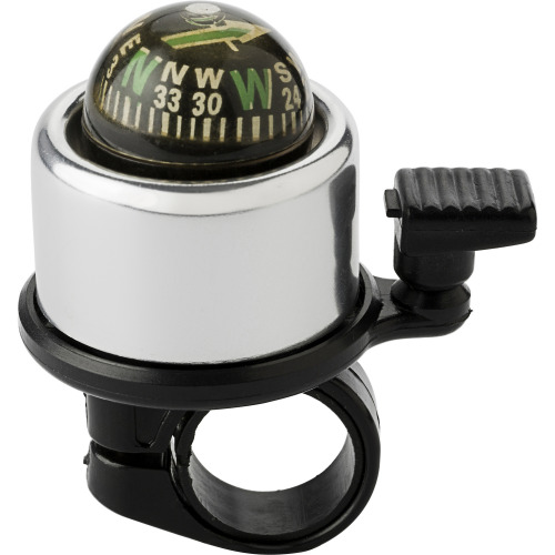 Dzwonek do roweru, kompas Srebrny V7744-32 