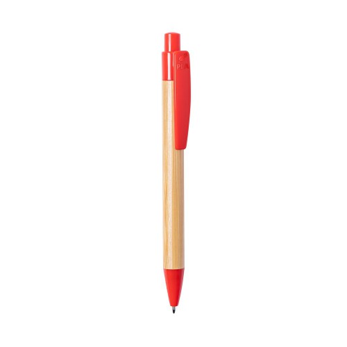 Bambusowy długopis czerwony V1992-05 
