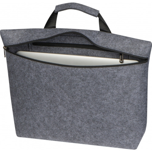 Torba na laptopa RPET LUGANO 370 g/m2 Szary 375507 (1)