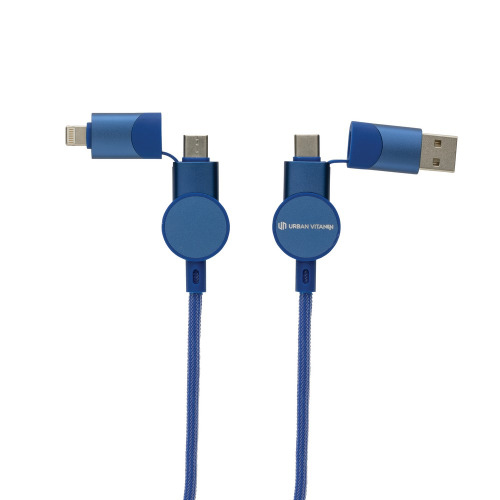 Kabel do ładowania 6 w 1 45W Urban Vitamin Oakland Niebieski P302.705 